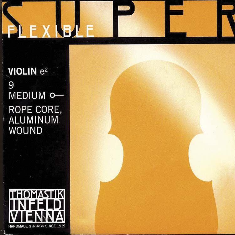 Superflexible Violin E String - alum/steel: Medium, ball end