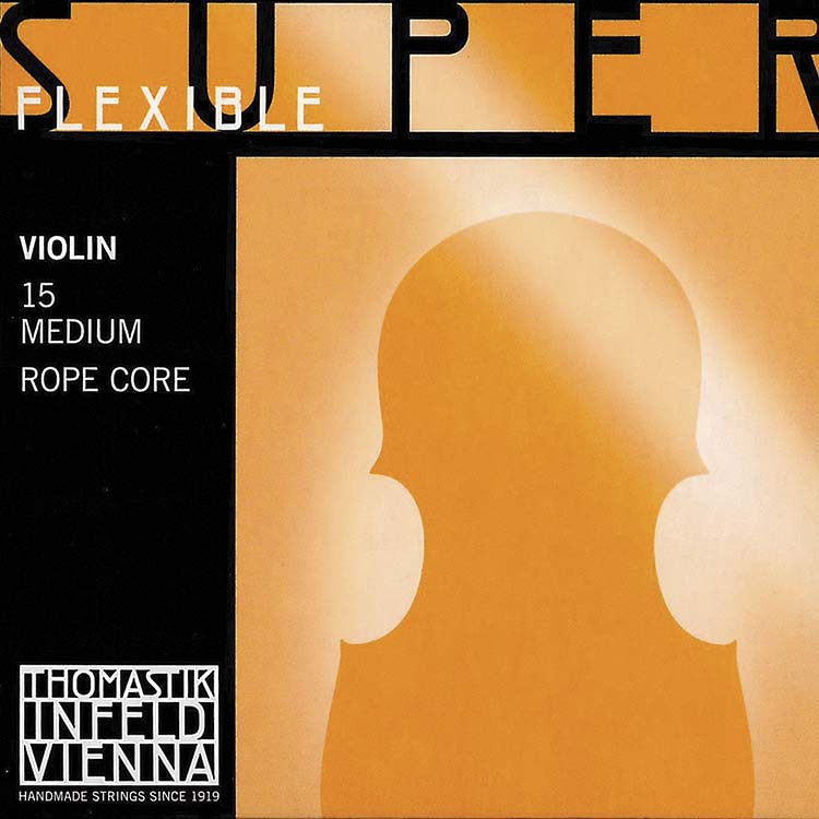 Superflexible Violin String Set - Medium, ball end E