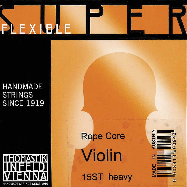Superflexible Violin String Set - Heavy, ball end E