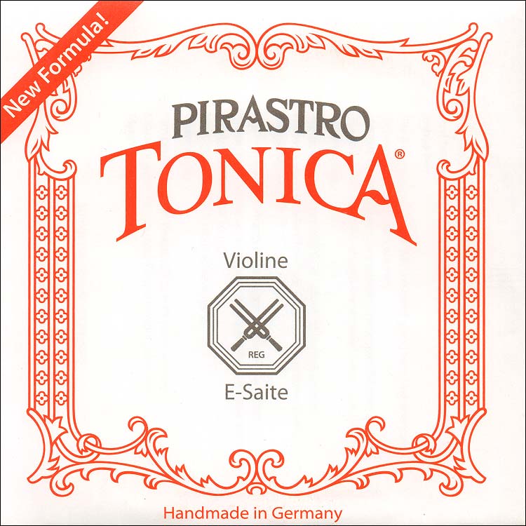 Tonica 4/4 Violin E String - Silvery Steel: Medium, ball end