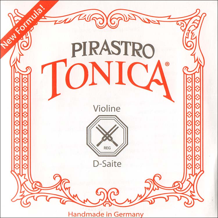 Tonica Violin D String - alum/synthetic: Medium