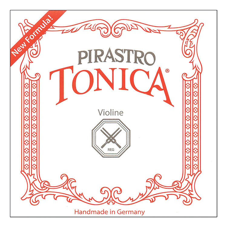 Tonica 4/4 Violin Set - Medium with Gold Label E and Aluminum D