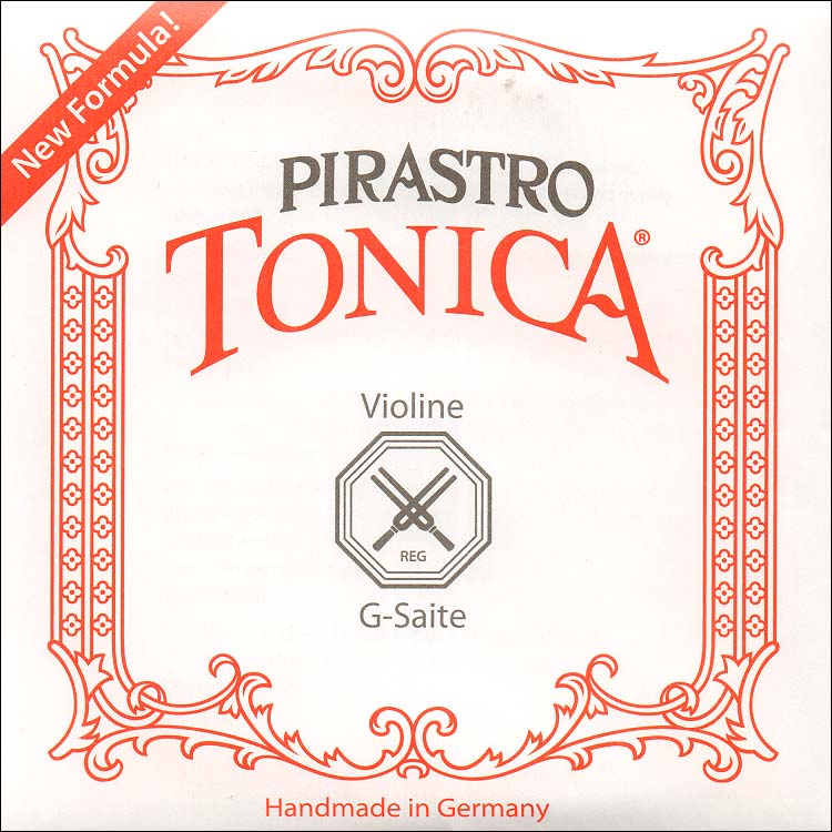 Tonica 3/4-1/2 Violin G String - silver/synthetic: Medium