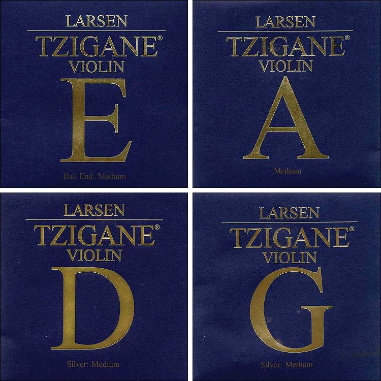 Tzigane Violin, ball end E String Set - Medium
