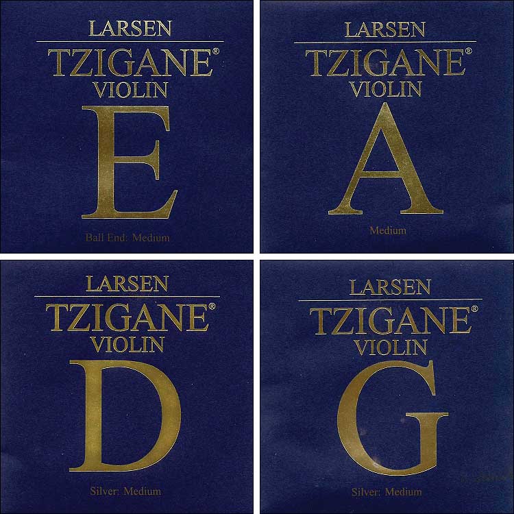Tzigane Violin, ball end E String Set - Medium