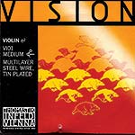 Vision Violin E String - tin-plated/multilayered steel: Medium