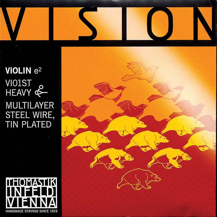 Vision Violin E String - tin-pltd/multilayered stl: Stark/thick