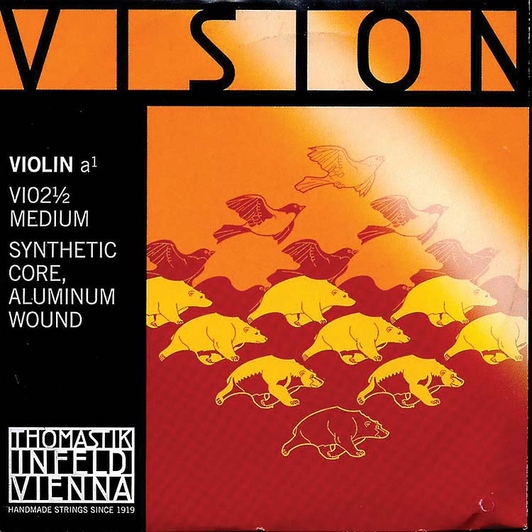 Vision 1/2 Violin A String - alum./synthetic: Medium