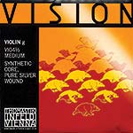 Vision 1/2 Violin G String - silver/synthetic: Medium