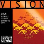 Vision 1/2 Violin String Set - Medium, removeable ball end E