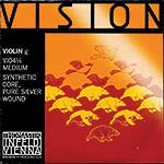 Vision 1/4 Violin G String - silver/synthetic: Medium