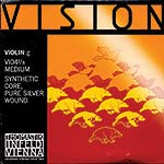 Vision 1/8 Violin G String - silver/synthetic: Medium