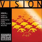 Vision 1/16 Violin G String - silver/synthetic: Medium