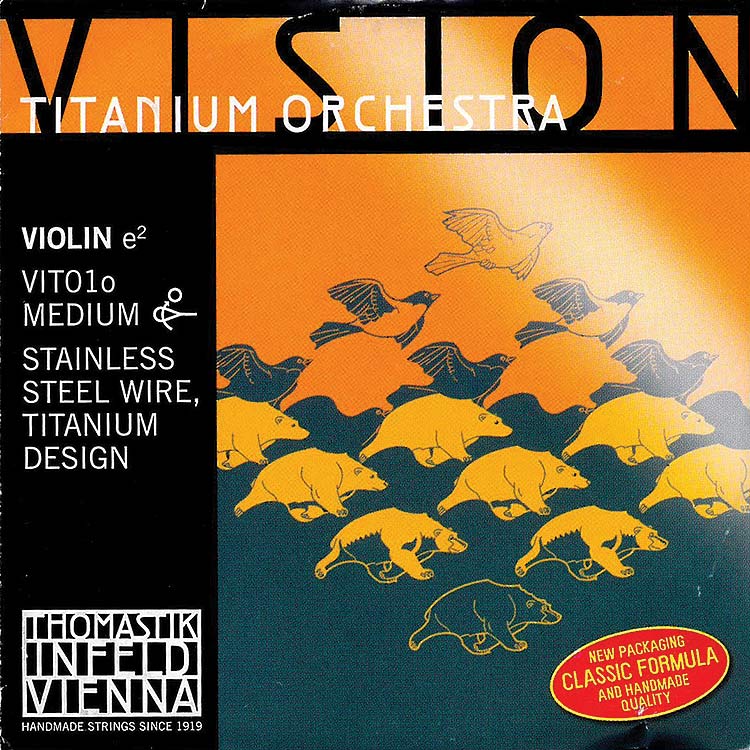 Vision Titanium Orchestra Violin E String - stainless steel