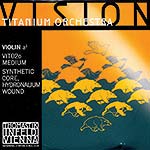 Vision Titanium Orchestra Violin A String - hydronalium/synthetic