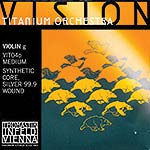 Vision Titanium Orchestra Violin G String - silver/synthetic