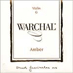 Warchal Amber Violin G String - Silver/W-Core: Medium