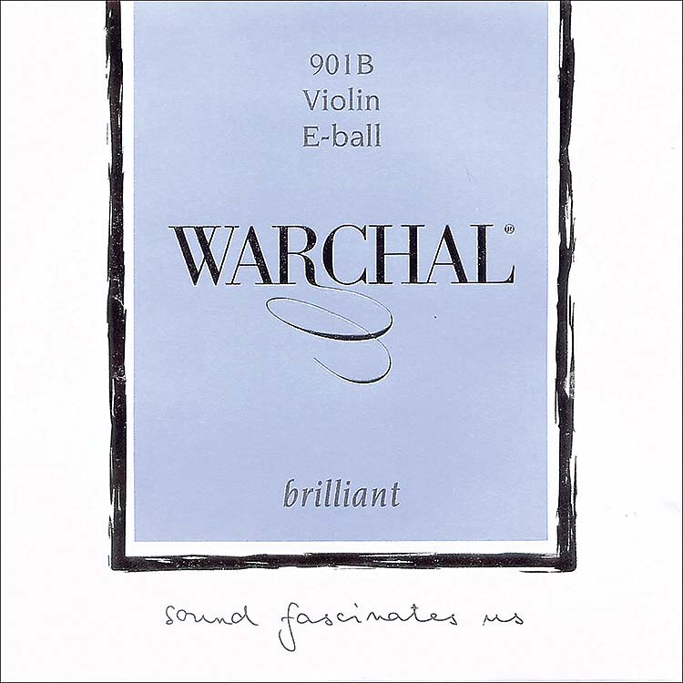Warchal Brilliant Violin E String - Stainless Steel: Medium, ball end