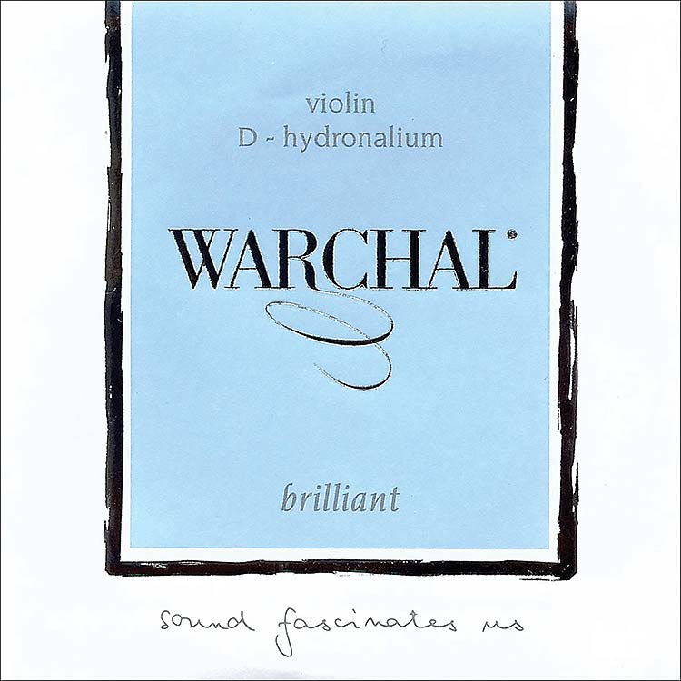 Warchal Brilliant Violin D String - Hydronalium/Synthetic: Medium