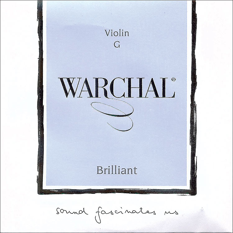 Warchal Brilliant Violin G String - Silver/Synthetic: Medium