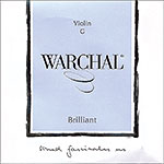 Warchal Brilliant Violin G String - Silver/Synthetic: Medium