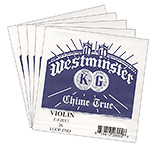Westminster Violin E -5 Pack, Medium #26 Loop End