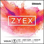 Zyex Violin E String - steel: Medium, removable ball end