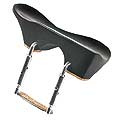 Ohrenform/Berber Ebony Chinrest for Viola with Standard Bracket