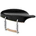 Dresden Ebony Chinrest for 3/4 Violin with Standard Bracket