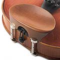 Flat Flesch Boxwood Chinrest for Violin with Hill Bracket