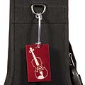 Violin Red Case Name Tag