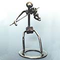 Violin Player Metal Sculpture