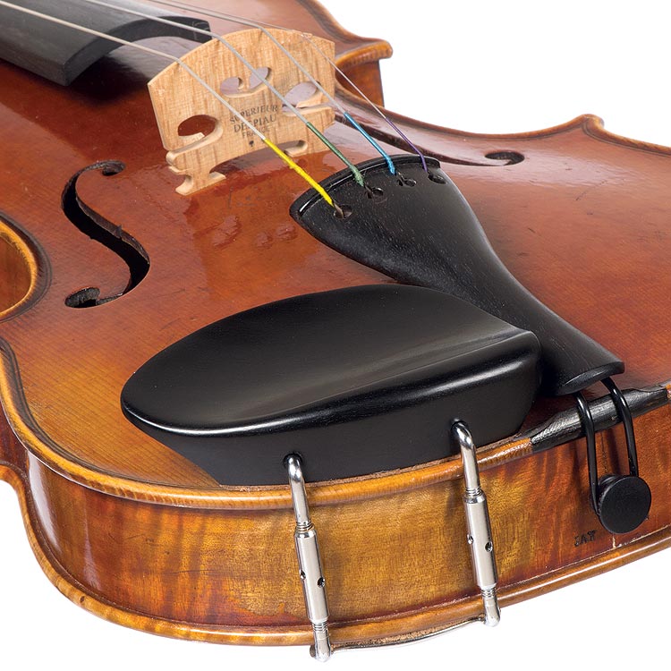 Hill Ebony Chinrest for Violin with Standard Bracket