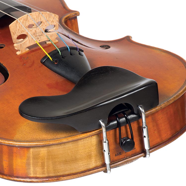 Ohrenform/Berber Violin Chinrest, Ebony, Standard Bracket