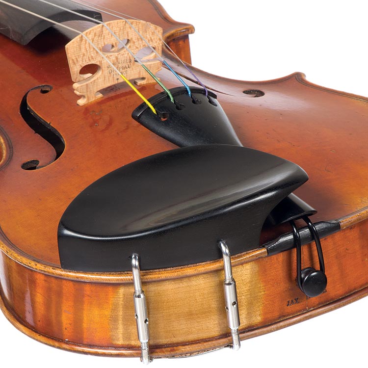Teka Ebony Chinrest for Violin with Standard Bracket
