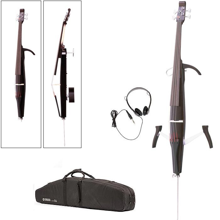 Yamaha SVC-50SK Concert Select Silent Compact Cello, Black