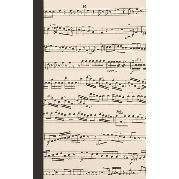Journal: Lined Paper - Manuscript Cover 5 1/4" x 8 1/4"
