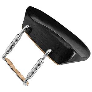 Hill Ebony Chinrest for Viola with Standard Bracket