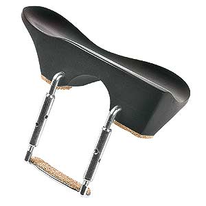 Ohrenform/Berber Ebony Chinrest for Viola with Standard Bracket
