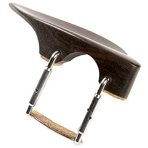 Schulze-Priska Rosewood Chinrest for Viola with Standard Bracket