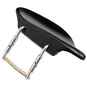 Strobel Ebony Chinrest for Viola with Standard Bracket