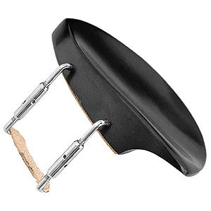 Teka Ebony Chinrest for Viola with Standard Bracket