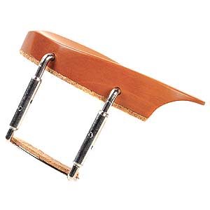 Dresden Boxwood Chinrest for Violin with Standard Bracket