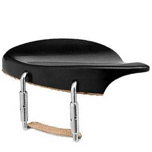 Dresden Ebony Chinrest for 1/8 Violin with Standard Bracket