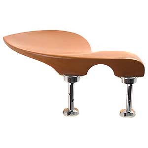Guarneri Boxwood Chinrest for Violin with Hill Bracket