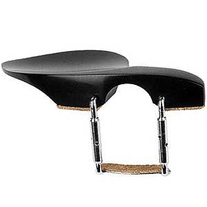 Guarneri Ebonite (Plastic) Chinrest for 3/4 to 4/4 Violin with Standard Bracket