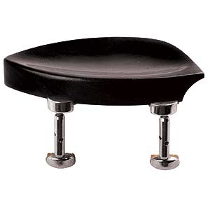 Kaufman Ebony Chinrest for 3/4 to 4/4 Violin with Hill Bracket