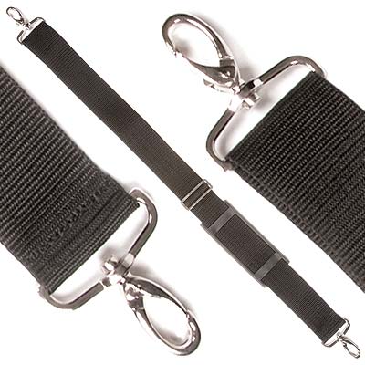 44 inch Bobelock Shoulder Strap; violin & viola, metal snap