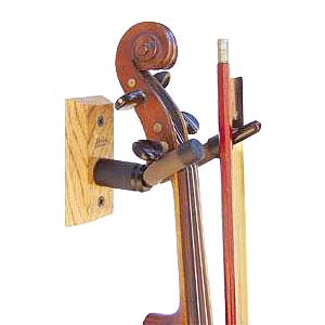 String Swing 1/8-1/2 Violin Hanger with Oak Mounting Base