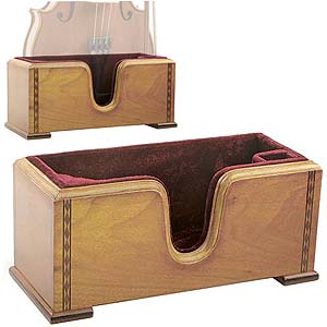 JSI Deluxe Violin Stand - (burgundy)
